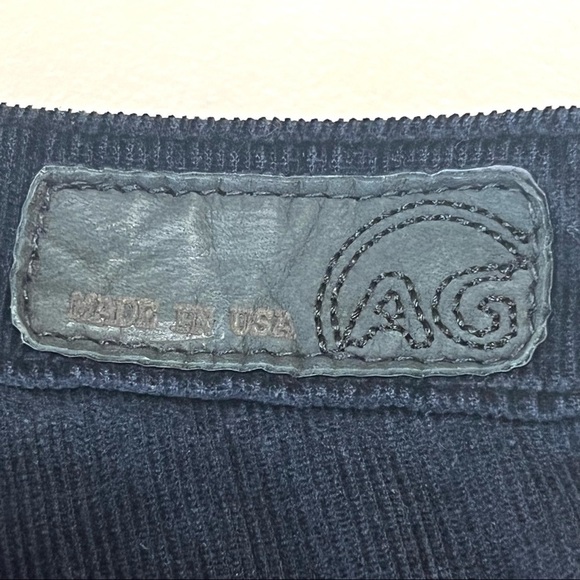 Adriano Goldschmeid Night Blue Feather Corduroy Super Skinny Leggings Pants - Picture 13 of 16